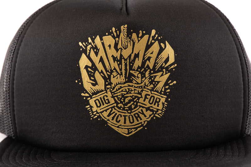 Dig for Victory Trucker Hat Chromag Mountain Bikes MTB Apparel